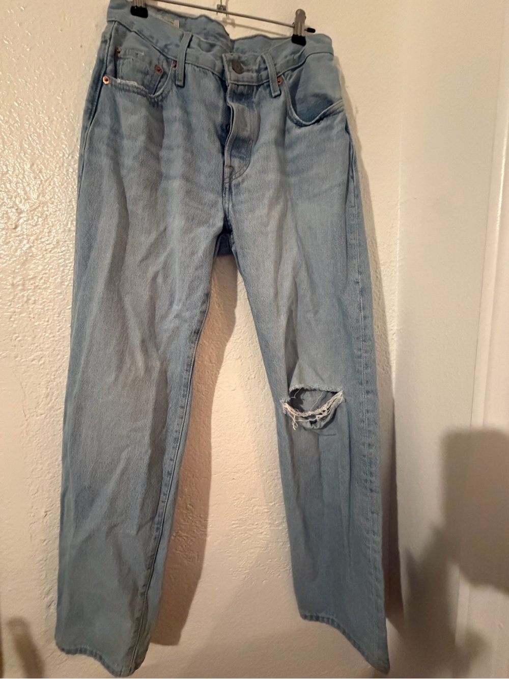 90’s Levi’s Light Blue Straight-Leg Jeans